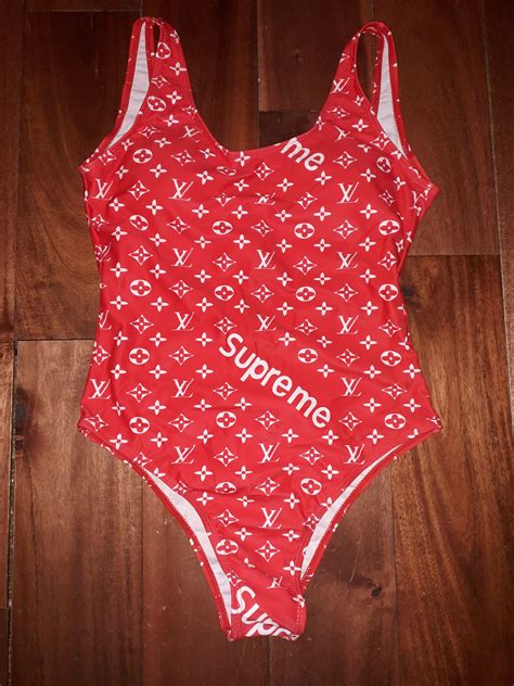 supreme lv swimsuit